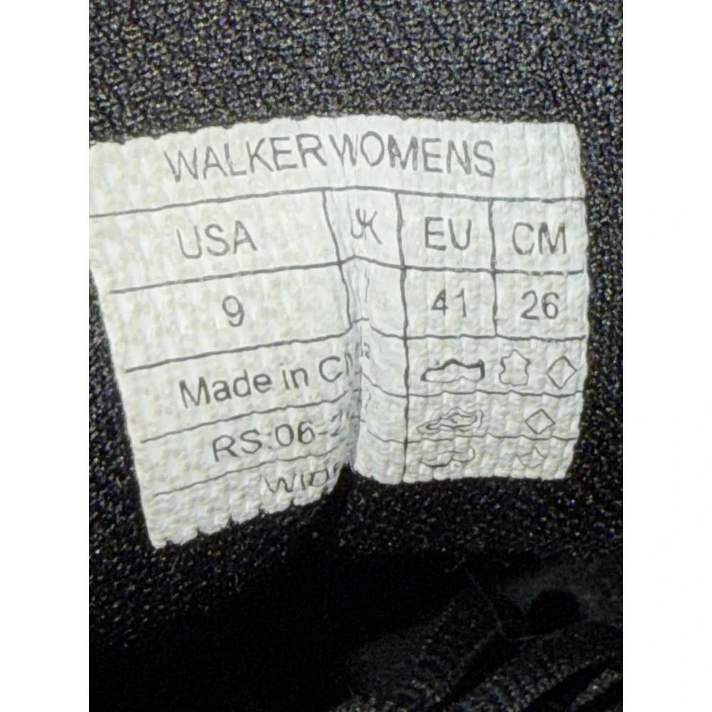 Vionic Shoes Womens Size 9 Walker Black Suede Walking Orthotic Support Sneakers